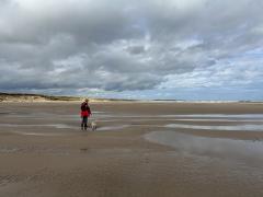 Perfect coast walking